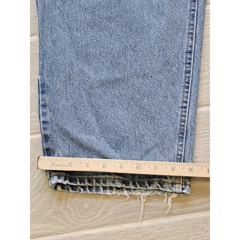Carhartt B17 Relaxed Fit Jeans Mens 46x30 Light Wash Denim 100% Cotton USA